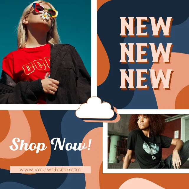 Shop Now Design Template Pixlr