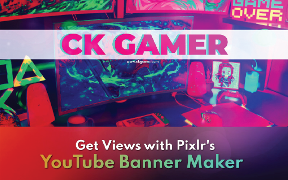 Free Gaming  Banner Template #1 (Professional Look & Colour