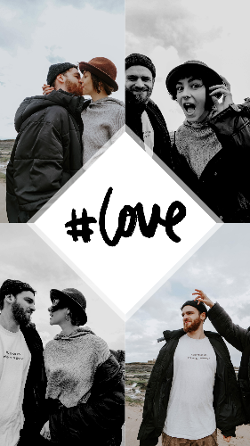 Botsing levering Uitdaging Free Template Love collage Verhaal op sociale media Gratis ontwerpsjablonen  voor alle creatieve behoeften: Pixlr