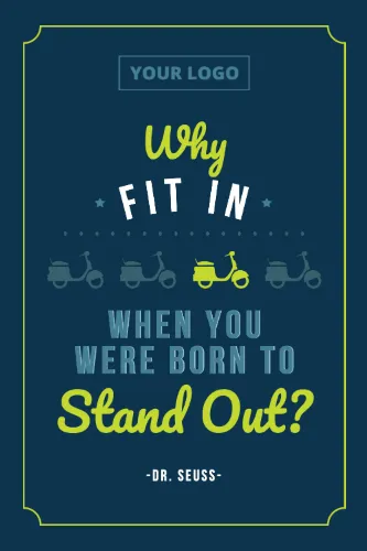 Free Pin Template Why Fit In When You Were Born To Stand Out Pinterest Pin Libreng Mga Template 