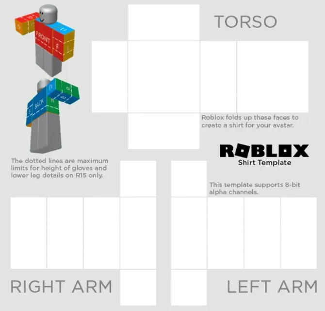 Free Roblox Transparent Shirt Template Roblox Clothes Free design Templates  for all creative needs : Pixlr