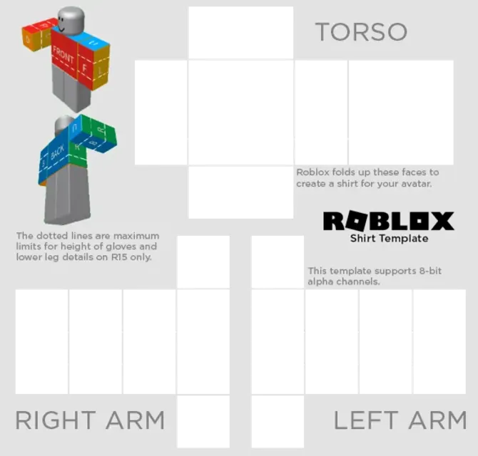 Top 99 roblox avatar template đang gây sốt trên mạng