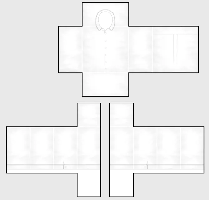 Free Roblox White Shirt Design Template