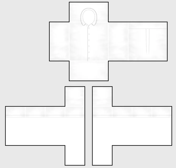 Free Roblox Short Shirt Design Template