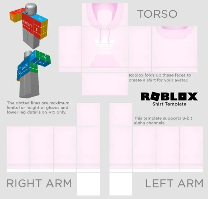 Pink Adidas Hoodie Roblox Roblox Plantillas de diseño gratuitas para todas las necesidades creativas : Pixlr