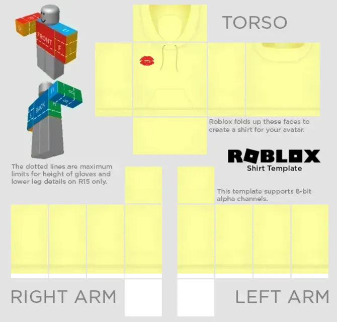 Claim Absolutely embrace Free Yellow Hoodie Roblox Roblox Clothes Free design Templates for all  creative needs : Pixlr