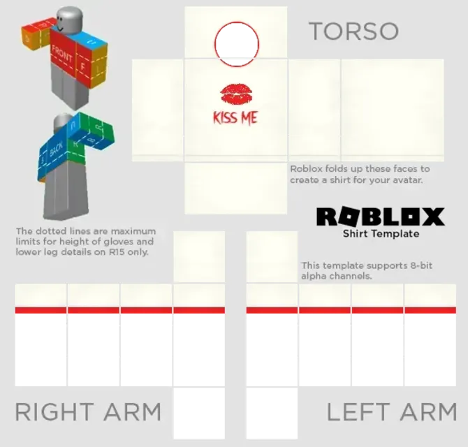 Roblox shirt template  Roblox, T shirt design template, Create an avatar