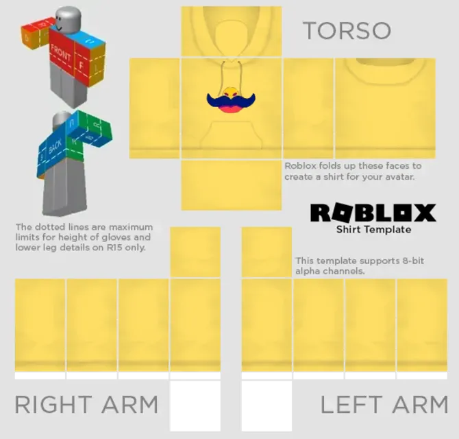 Roblox Shirt Templates  Roblox shirt, Shirt template, Hoodie roblox
