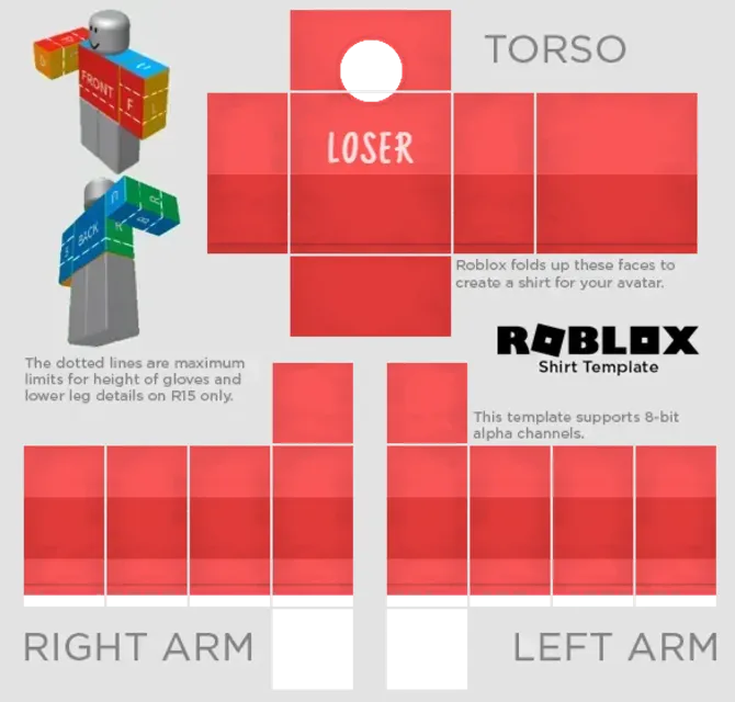 Free Guy Red Sweater Roblox Roblox Clothes Free design Templates for ...