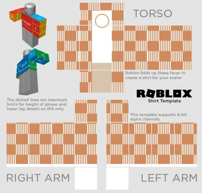 Free Long Sleeve Plaid Fit Roblox Design Template