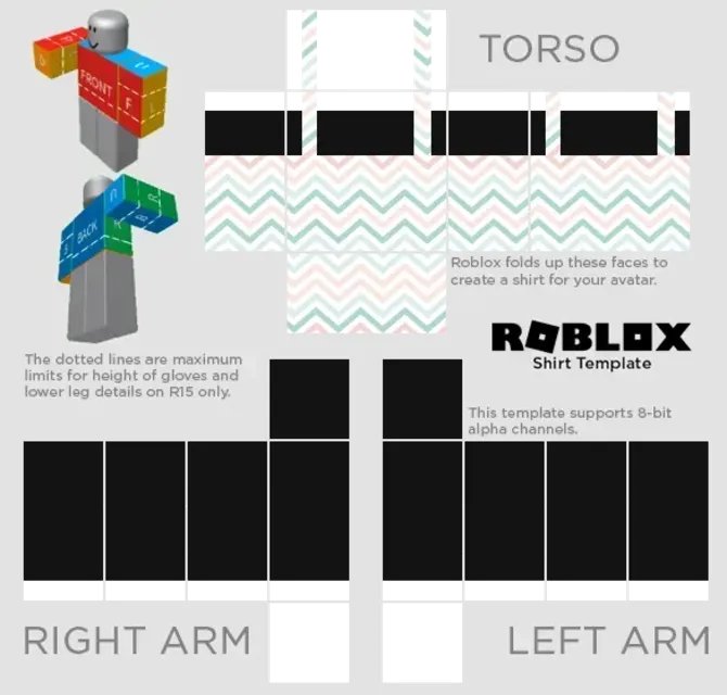 HOW TO MAKE a TRANSPARENT ROBLOX SHIRT TEMPLATE on MOBILE (EASY) 