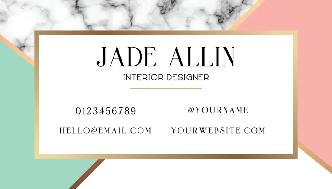 Classy Business Card Back Business Card Free Graphic & Design Templates