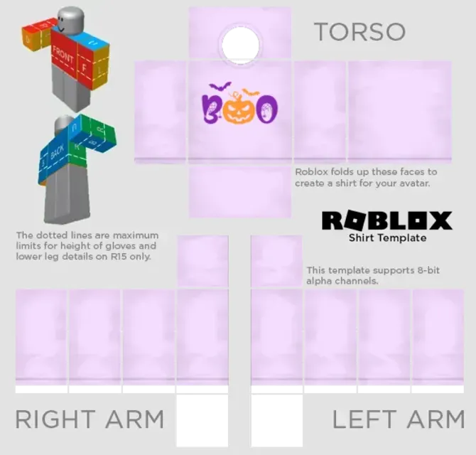 Halloween roblox Template  Halloween templates, Roblox shirt, Roblox