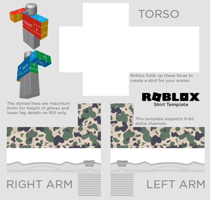 Free Camouflage Shorts Roblox Military Design Template