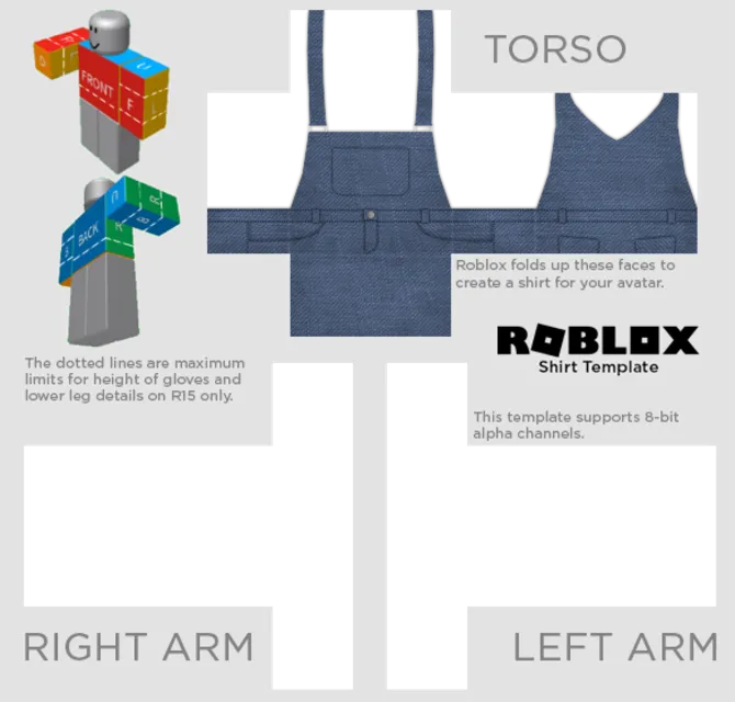 ROBLOX Pants Template by ChipsterTool on DeviantArt