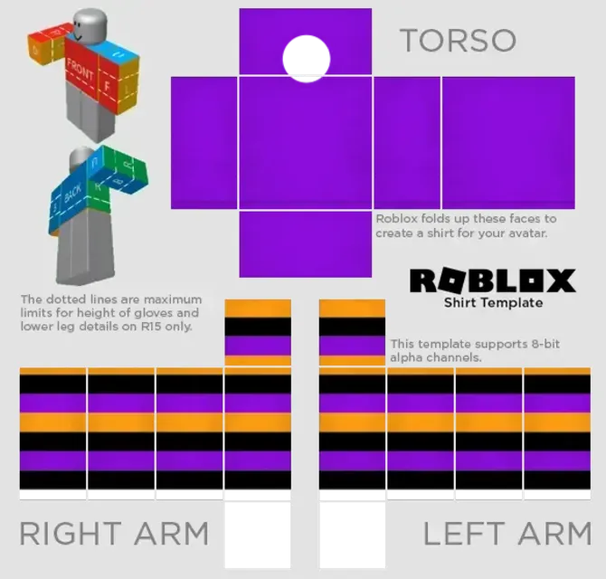 roblox-shirt-template-transparent-3 - Roblox