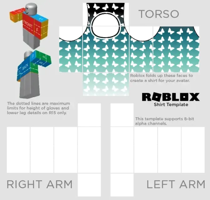 Butterfly Tank Top Roblox Clothes Free Graphic & Design Templates for All Creative Needs Pixlr