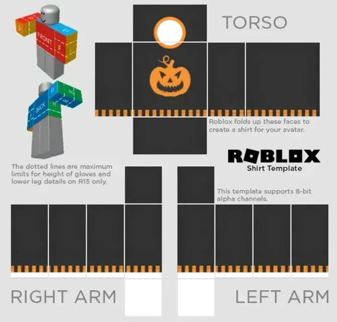 How to make a FREE Halloween Shirt on Roblox! (NO premium needed!) 