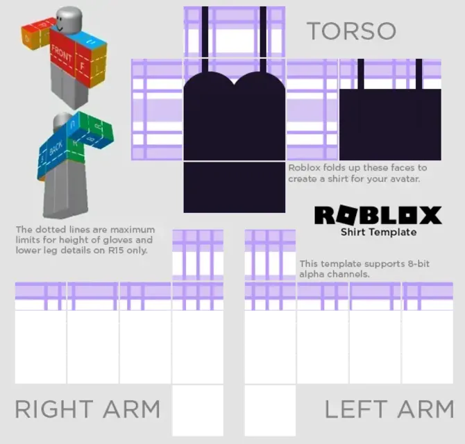 HOW TO MAKE a TRANSPARENT ROBLOX SHIRT TEMPLATE on MOBILE (EASY) 