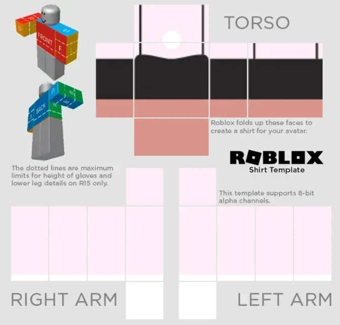 ROBLOX - COMO CONSEGUIR O TEMPLATE DE QUALQUER ROUPA NO ROBLOX 2020!! 