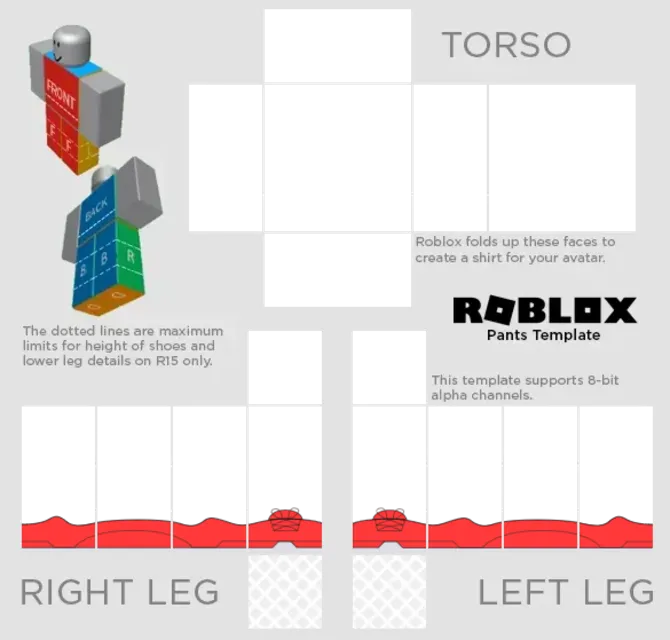 Red Shoes Quần áo Roblox Mẫu thiết kế miễn phí cho mọi nhu cầu sáng tạo:  Pixlr
