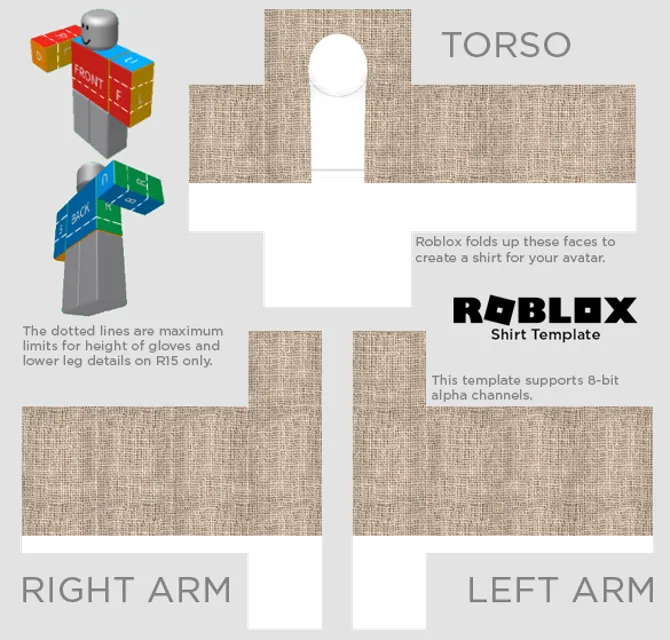 Aesthetic Roblox Shirt Template Transparent Images