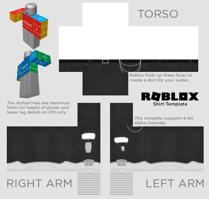 Transparent roblox pants template working in 2023