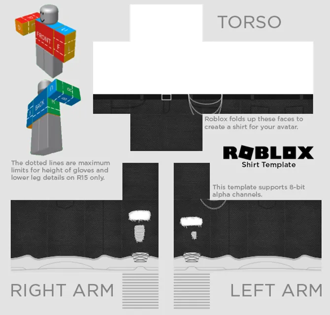 HOW TO MAKE a TRANSPARENT ROBLOX SHIRT TEMPLATE on MOBILE (EASY) 