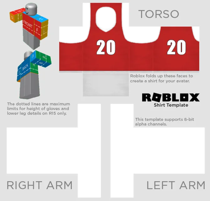 Tank Top Jersey Roblox tøj Gratis designskabeloner til alle kreative