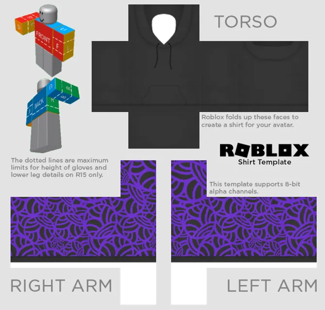 Free roblox tshirt template roblox jacket em 2023