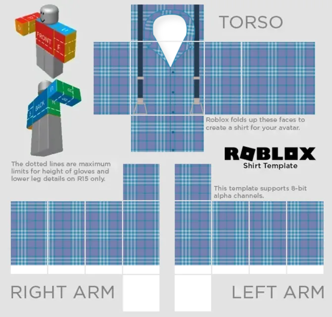 Pajama Baby Blue Plaid Pants - Roblox