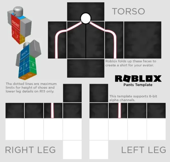 Gray Plaid Top Roblox Template  Clothing templates, Roblox shirt, Shirt  template