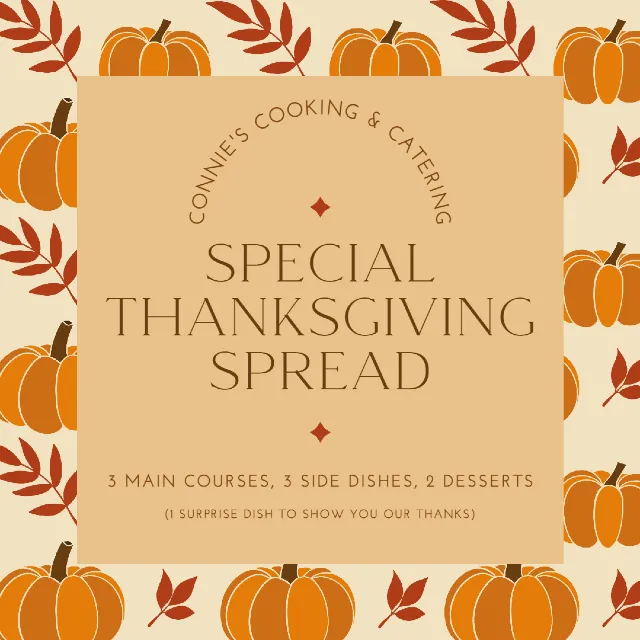 Thanksgiving Dinner Catering Food Business Instagram Post Template Social  Media Post Free design Templates for all creative needs : Pixlr