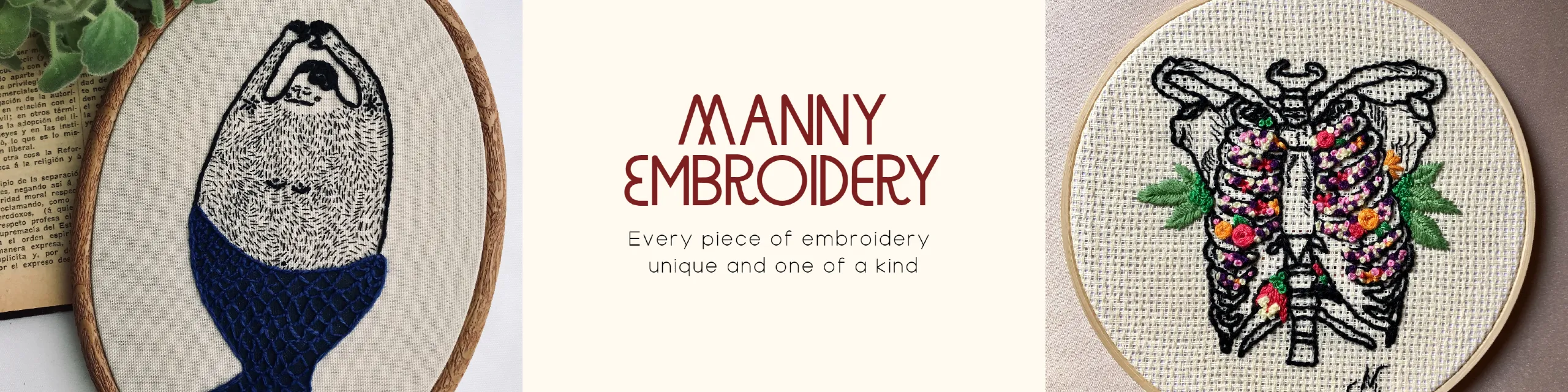 Etsy Banner Collage Manny Embroidery Two Frames Kwento Ng Social Media Libreng Mga Template Ng 