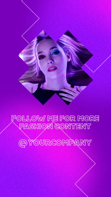 Purple Fashion Influencer Instagram Story Social Media Story Free Design Templates For All 1119