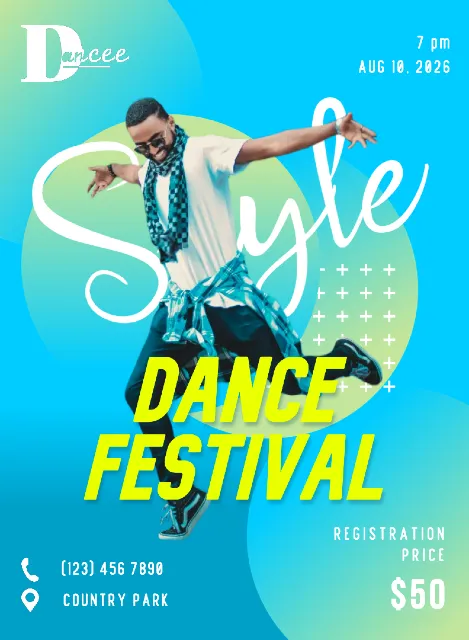 COUNTRY PARK DANCE FESTIVAL Poster Free Graphic & Design Templates for All  Creative Needs | Pixlr