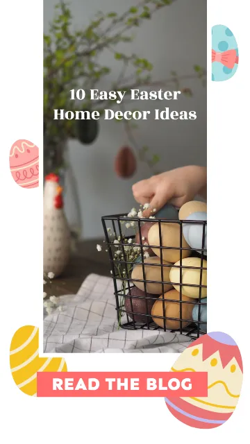 Easy Easter Decorating Ideas and Home Tour