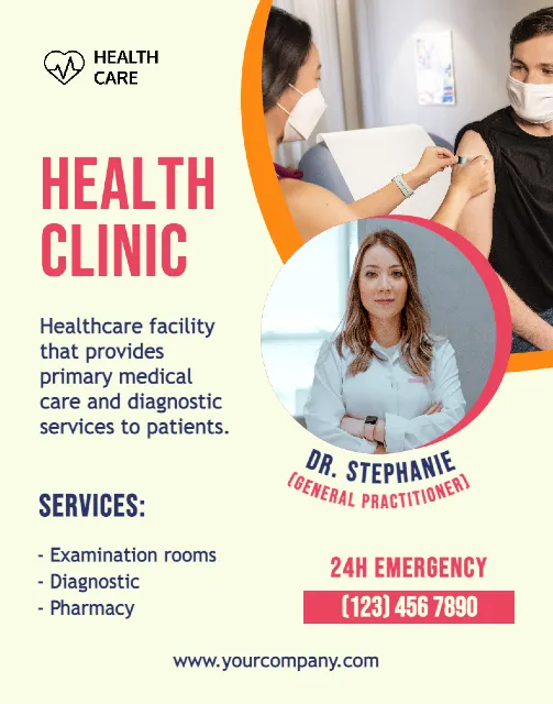 clinic poster design