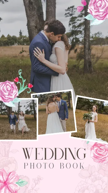 Wedding photo book Design Template | PIXLR